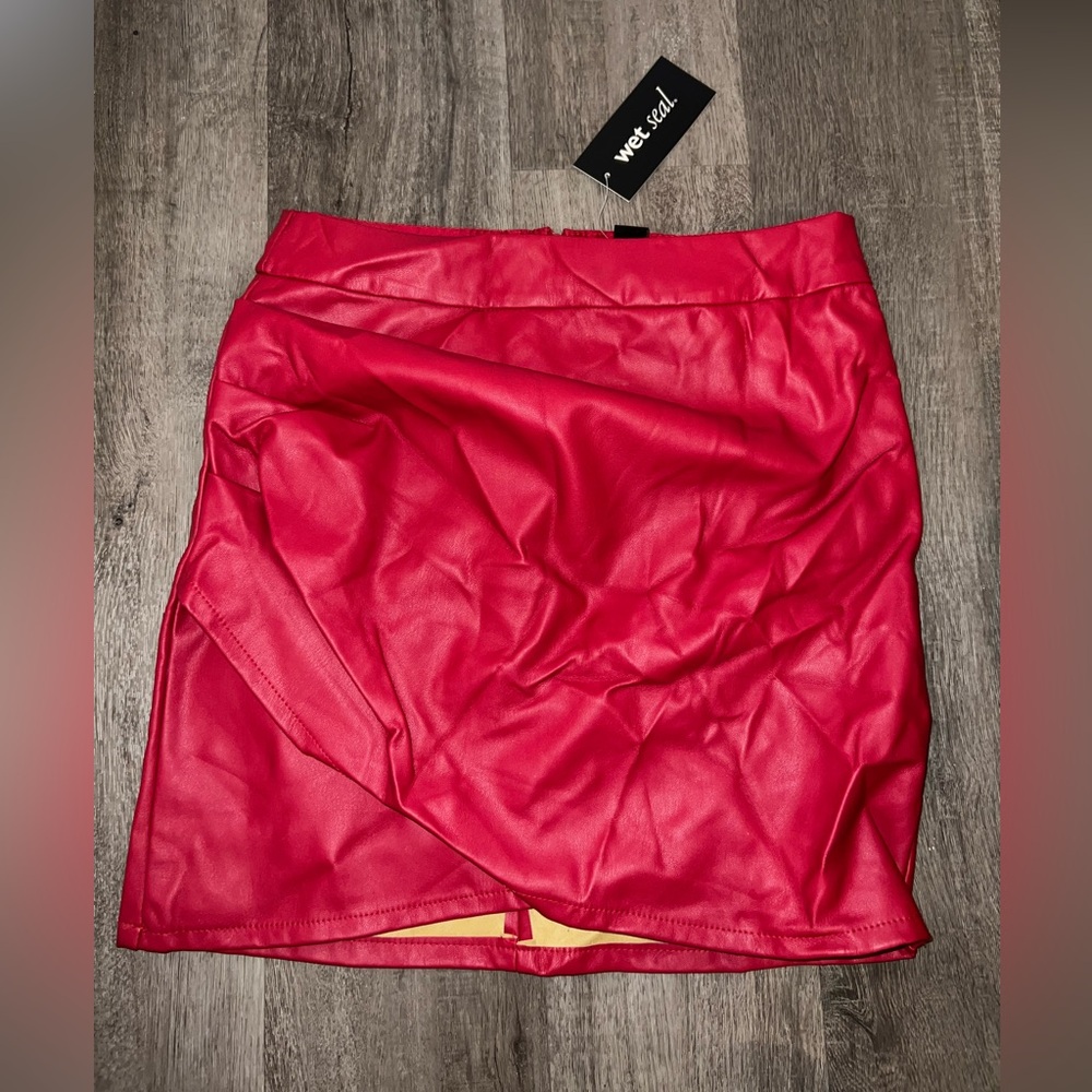 Red Mini Skirt